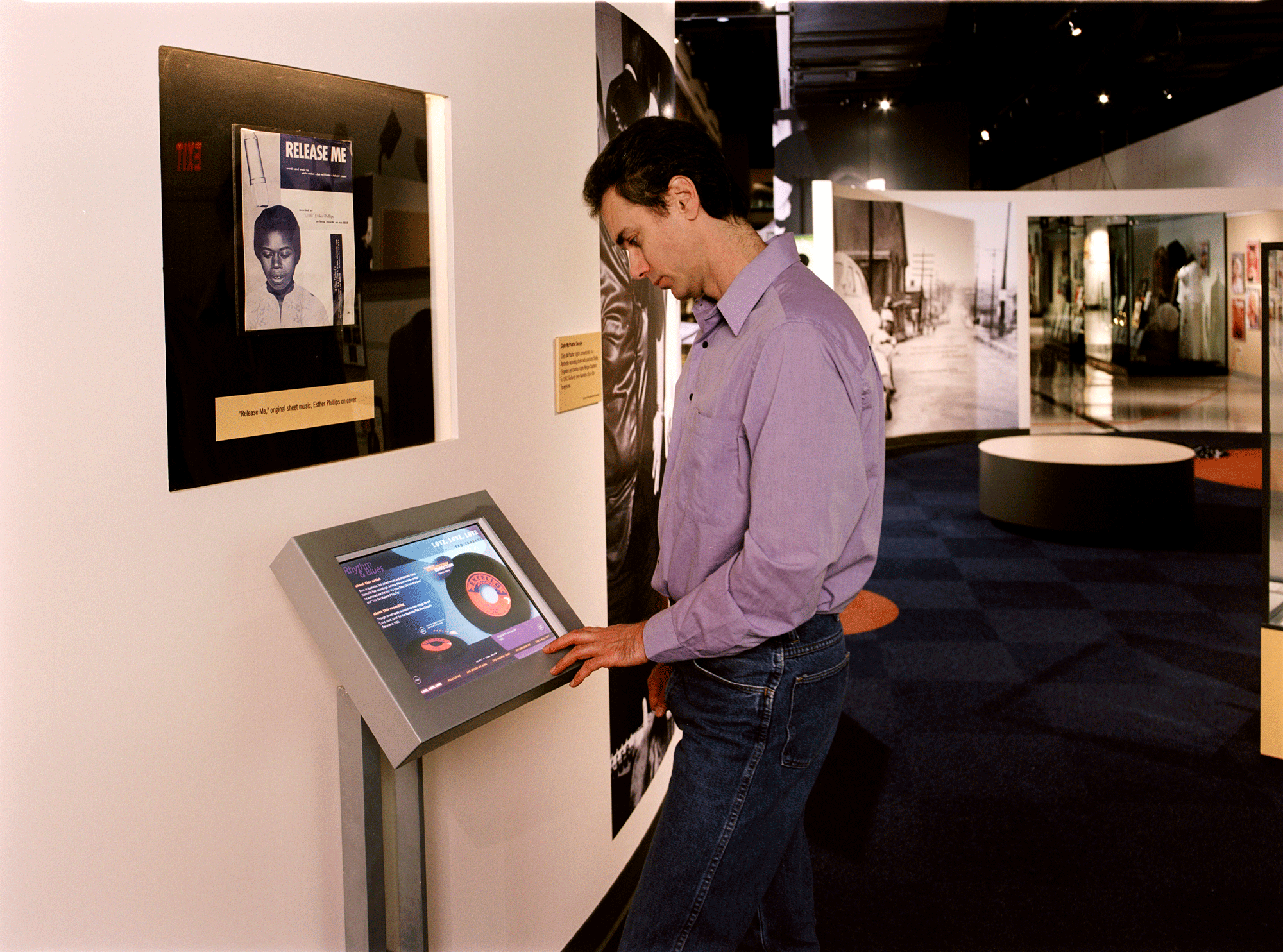 Interactive Tablet In Historic Exhibits For Country Music Hall Of Fame