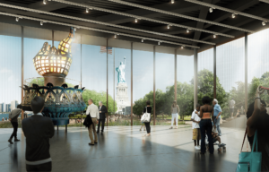 Statue of Liberty Museum, rendering courtesy of FXCollaborative